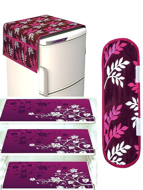 set of printed fridge mats with top cover - 21319827 - Standard Image - 0