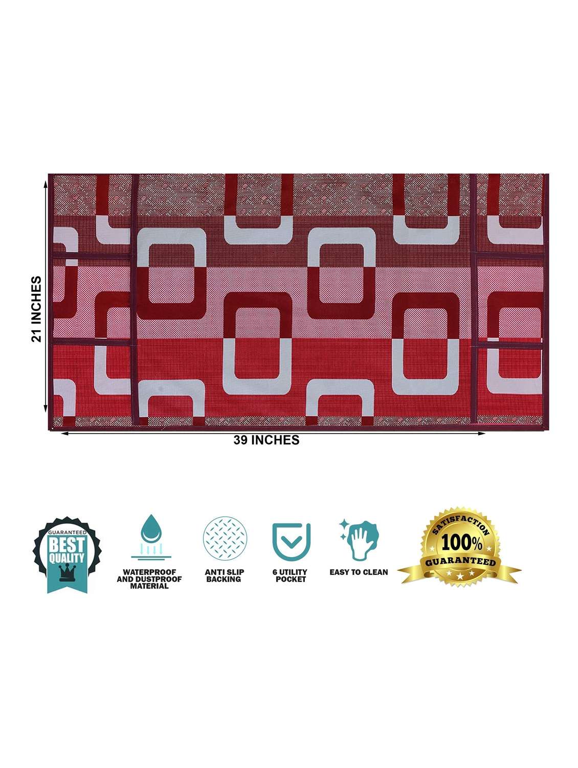 set of printed fridge mats with top cover - 21319835 -  Standard Image - 3