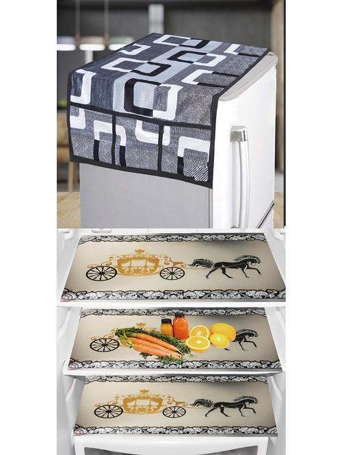 fridge top cover with 3 mats - 21319879 - Standard Image - 0