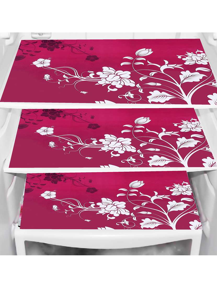 set of printed fridge mats with top cover - 21319922 -  Standard Image - 3