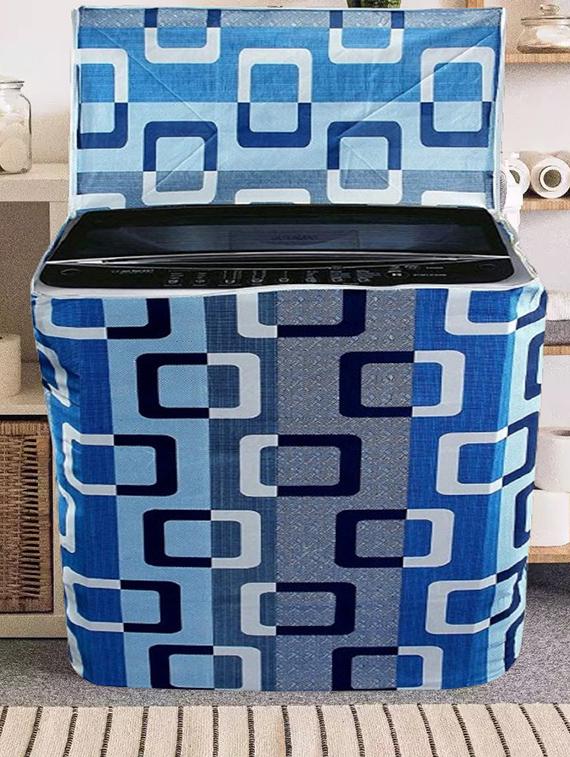 top loading washing machine  cover (width: 55 cm, blue) - 21319927 -  Zoom Image - 0