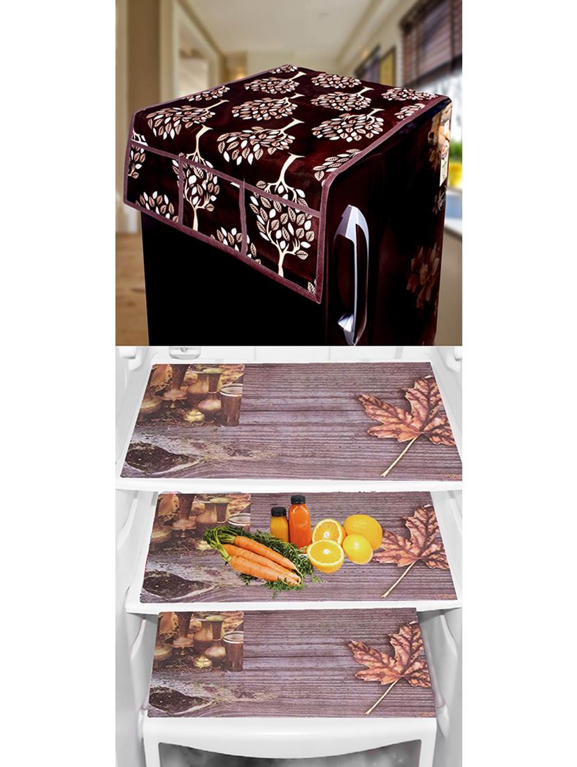set of printed fridge mats with top cover - 21319932 - Zoom Image - 0
