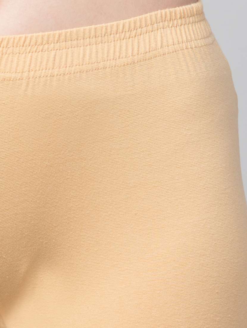 women solid mid rise active wear shorts - 21319988 - Standard Image - 5