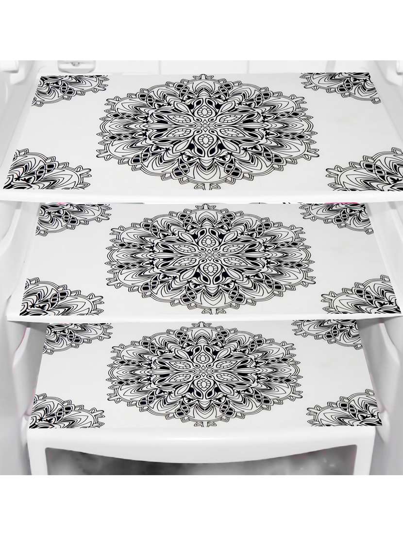 set of printed fridge mats with top cover - 21319992 -  Standard Image - 3