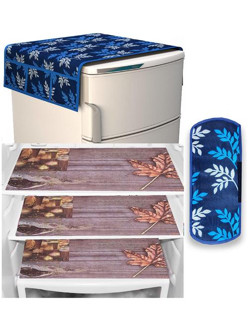 set of printed fridge mats with top cover - 21319997 - Standard Image - 0