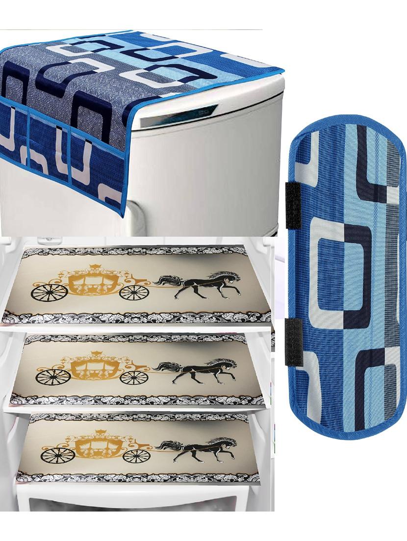 set of printed fridge mats with top cover - 21320018 - Zoom Image - 0