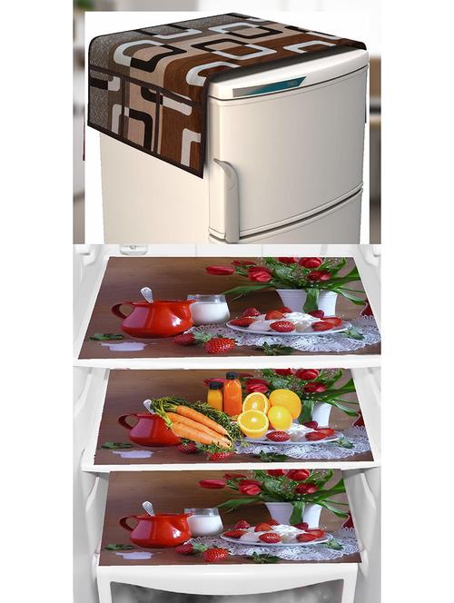 fridge top cover with 3 mats - 21320038 - Standard Image - 0