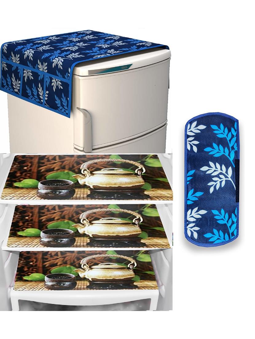 set of printed fridge mats with top cover - 21320073 - Zoom Image - 0