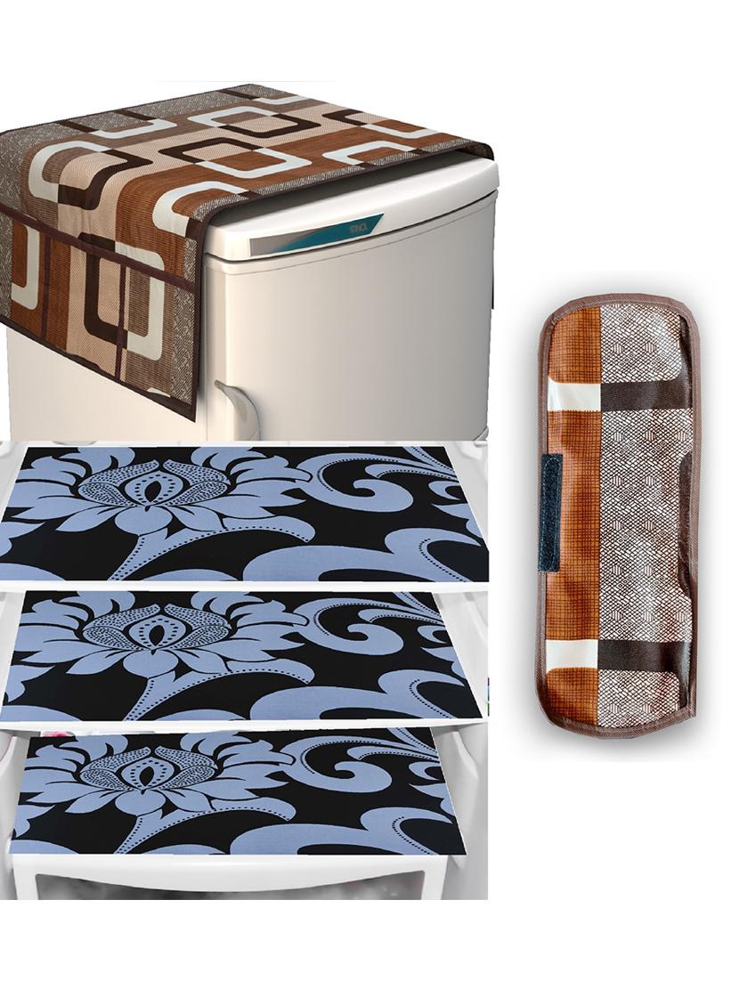 set of printed fridge mats with top cover - 21320113 - Zoom Image - 0