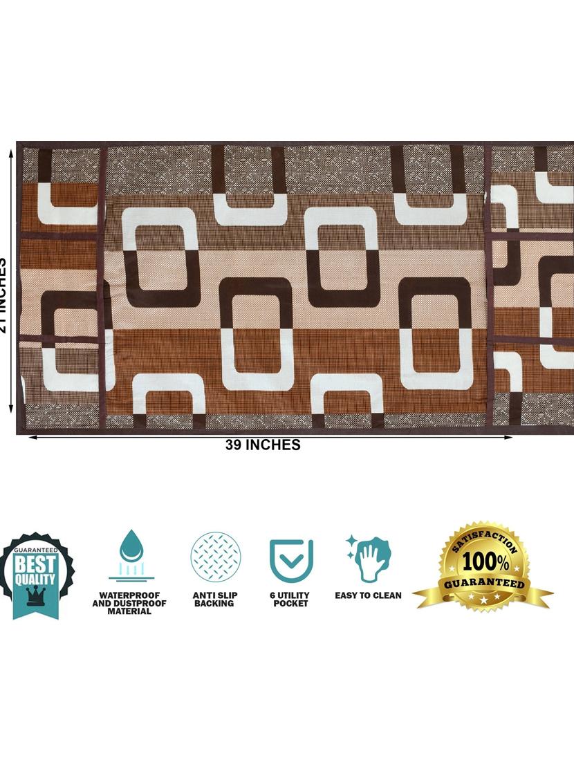 set of printed fridge mats with cover - 21320115 - Standard Image - 3
