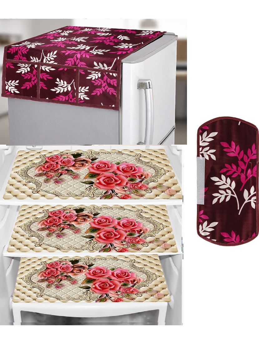 set of printed fridge mats with top cover - 21320117 - Zoom Image - 0