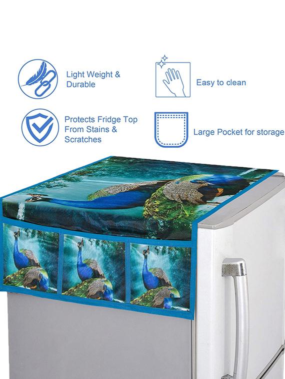 set of printed fridge mats with cover - 21320118 - Standard Image - 3