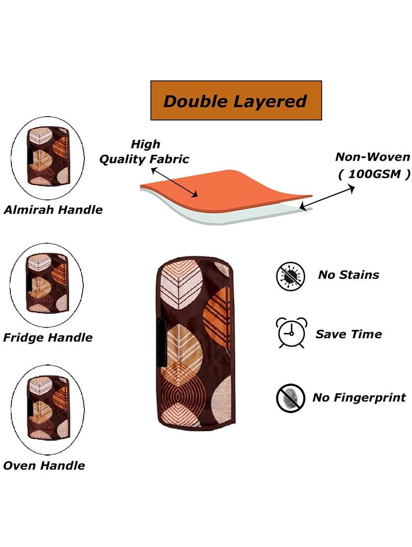 set of printed fridge mats with top cover - 21320165 -  Standard Image - 3