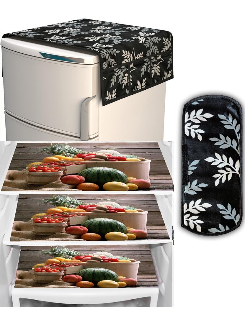 set of printed fridge mats with top cover - 21320311 - Zoom Image - 0
