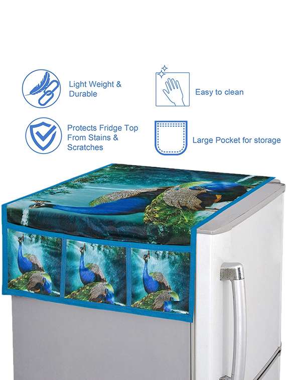 set of printed fridge mats with top cover - 21320332 -  Standard Image - 3