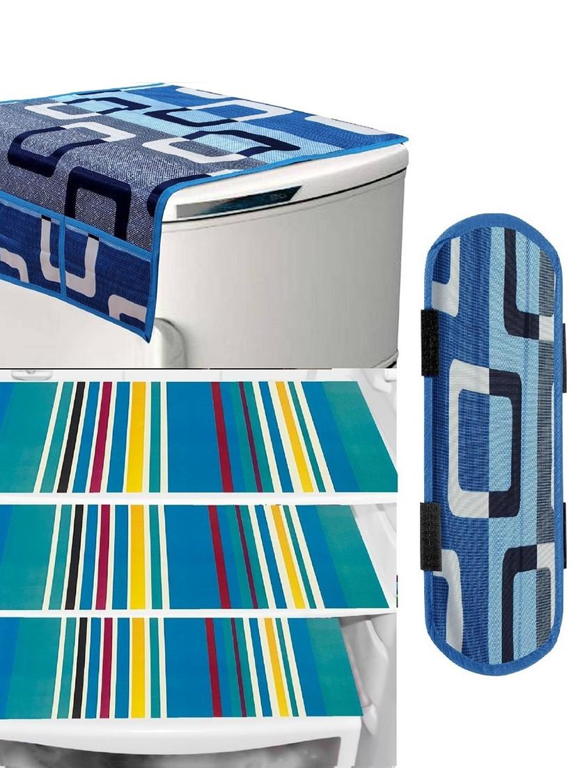 set of printed fridge mats (width: 44 cm) with cover - 21320355 - Zoom Image - 0