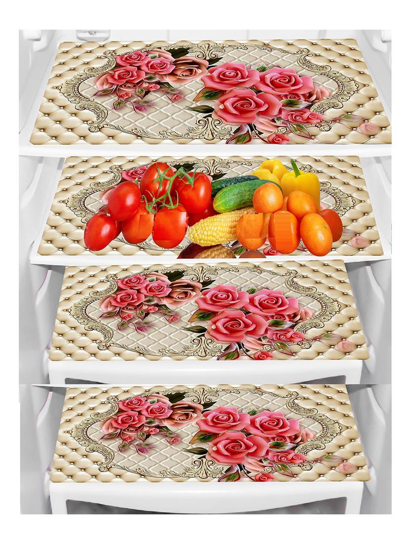 set of printed fridge mats with top cover - 21320394 - Zoom Image - 0