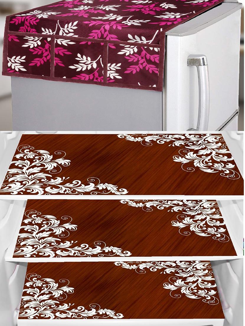 set of printed fridge mats with cover - 21320395 - Zoom Image - 0