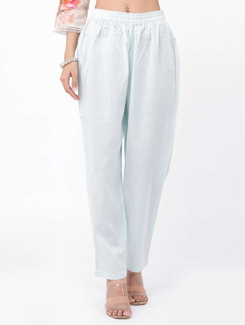 women light blue printed suit set - 21320606 - Standard Image - 3