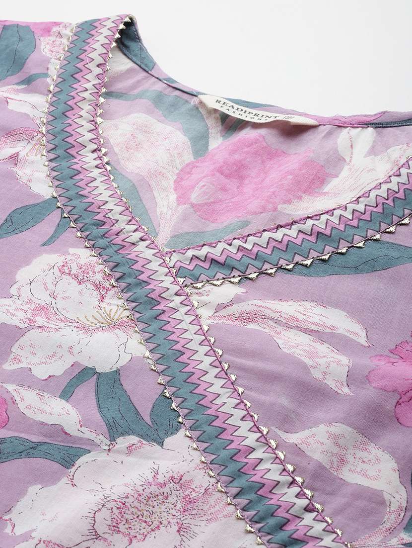 women three quarter sleeve kurta pant with dupatta set - 21320653 -  Standard Image - 5