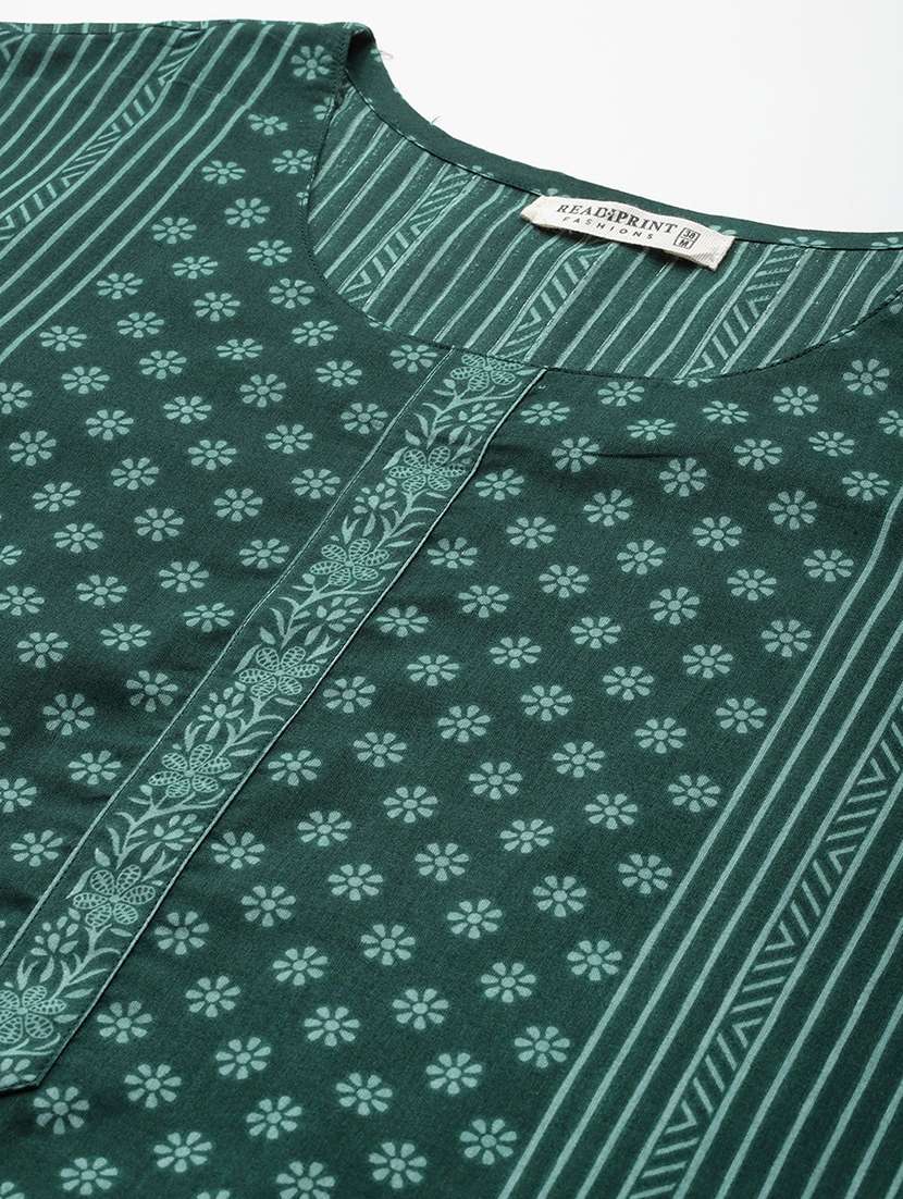 women three quarter sleeve kurta pant with dupatta set - 21320715 -  Standard Image - 5