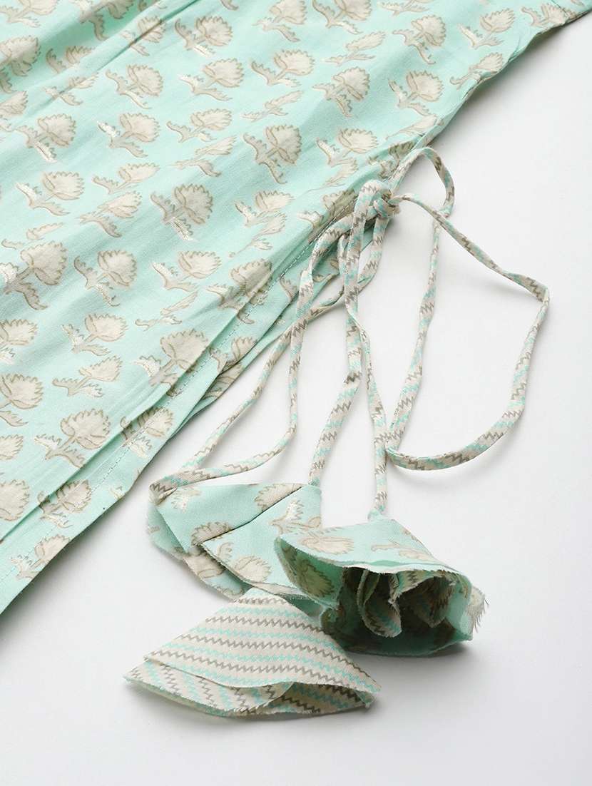 women printed round neck kurta pant set - 21320741 -  Standard Image - 5