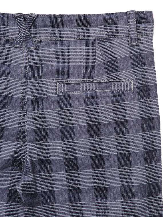 blue cotton casual trouser - 21321576 - Standard Image - 3
