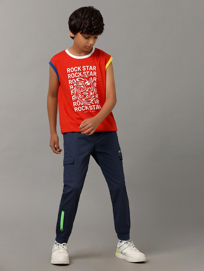 boys solid casual jogger - 21321615 - Standard Image - 3