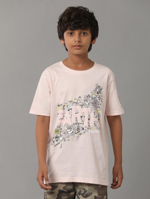 peach cotton tshirt - 21321699 - Standard Image - 0