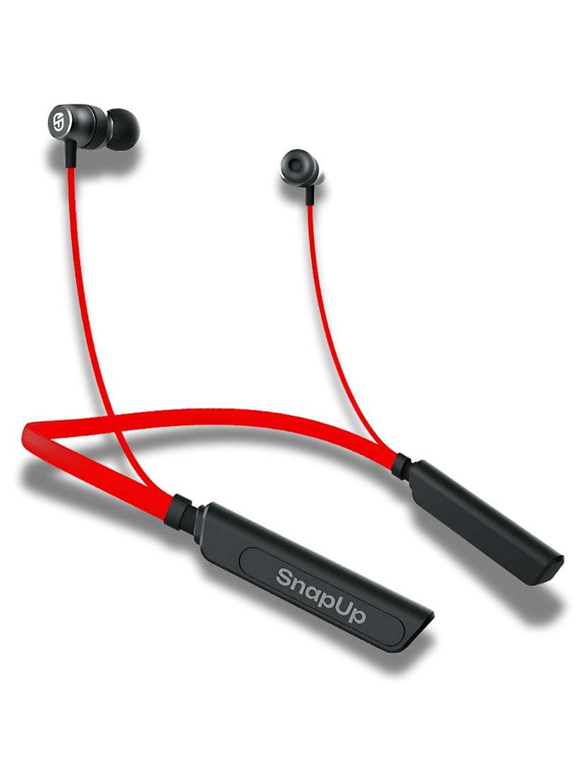 snapup musique b211 bluetooth wireless neckband (red) - 21321782 -  Zoom Image - 0