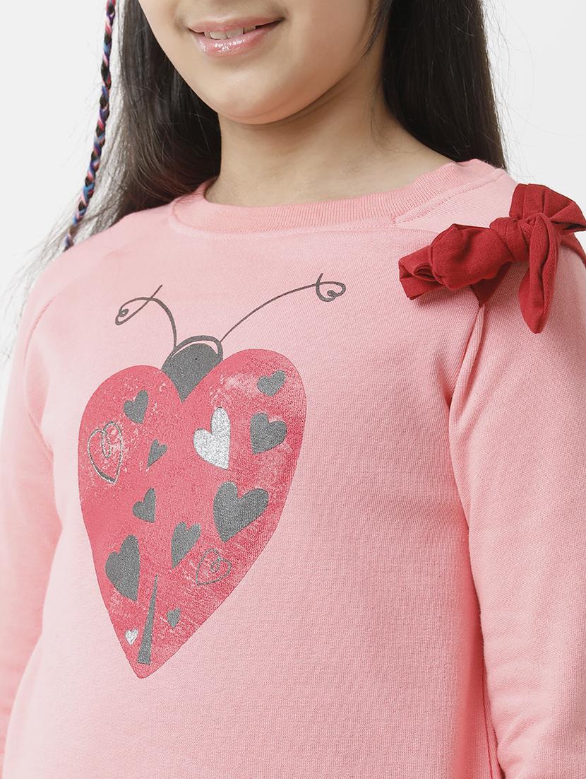 girls long sleeves round neck sweatshirts - 21322014 - Standard Image - 5