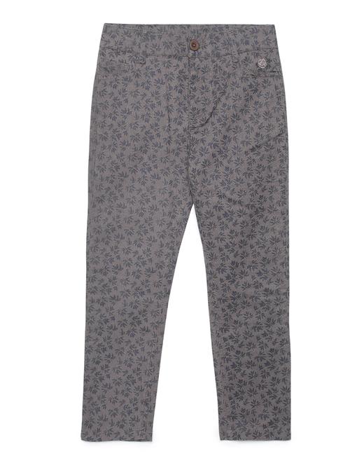 grey cotton casual trouser - 21322030 -  Standard Image - 0