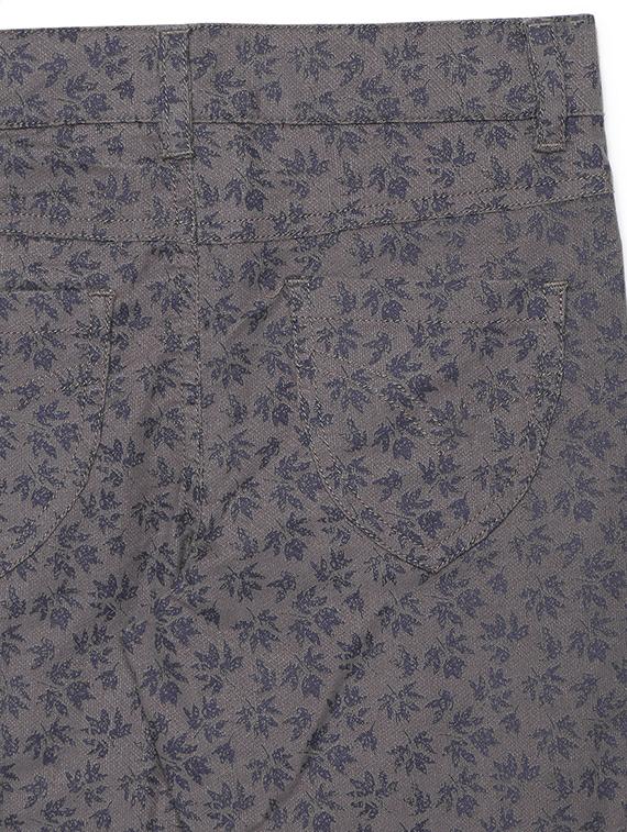 grey cotton casual trouser - 21322030 - Standard Image - 3