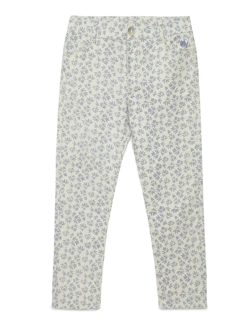 silver cotton casual trouser - 21322031 - Zoom Image - 0