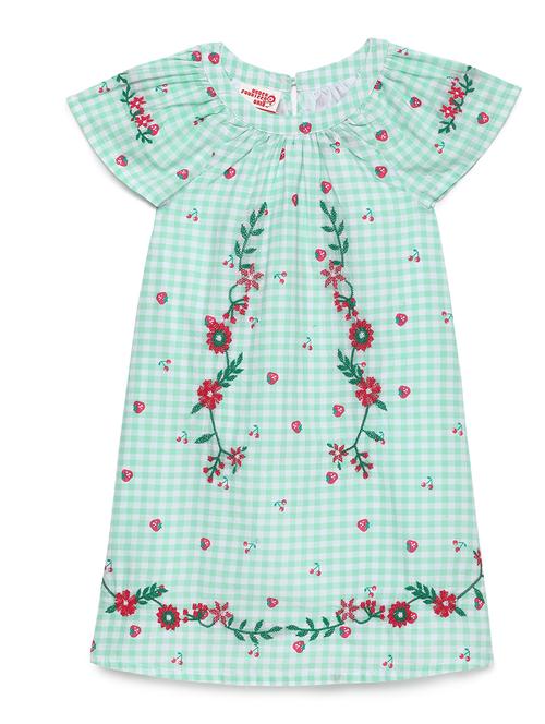 green cotton frock - 21322151 -  Standard Image - 0