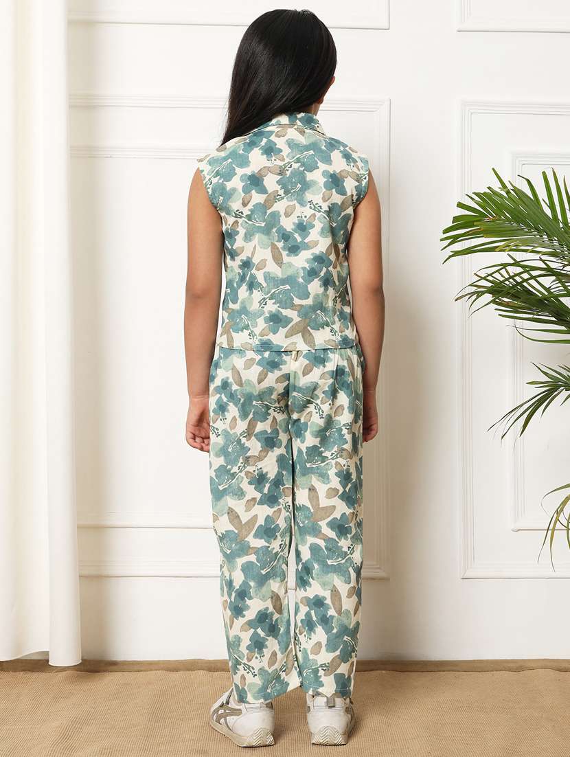 girls printed top and pant set - 21322163 -  Standard Image - 3