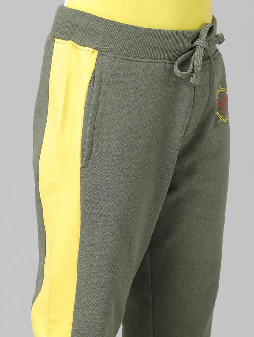 olive cotton track wear - 21322175 -  Standard Image - 3