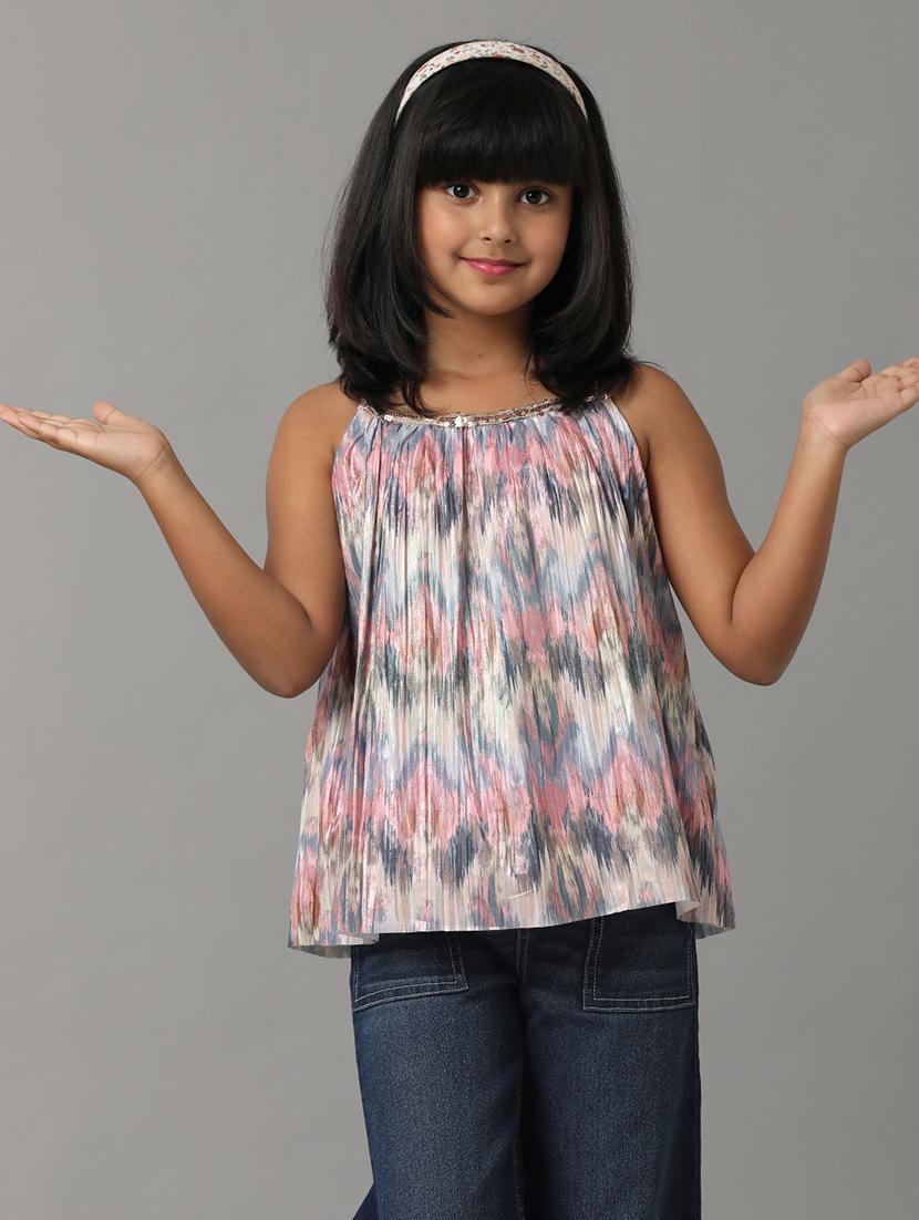 pink polyester top - 21322237 - Zoom Image - 0