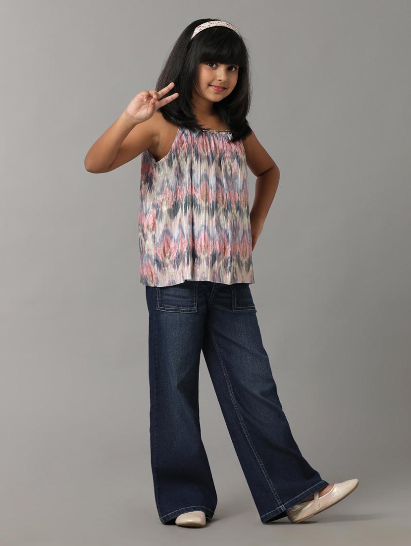 pink polyester top - 21322237 - Standard Image - 3