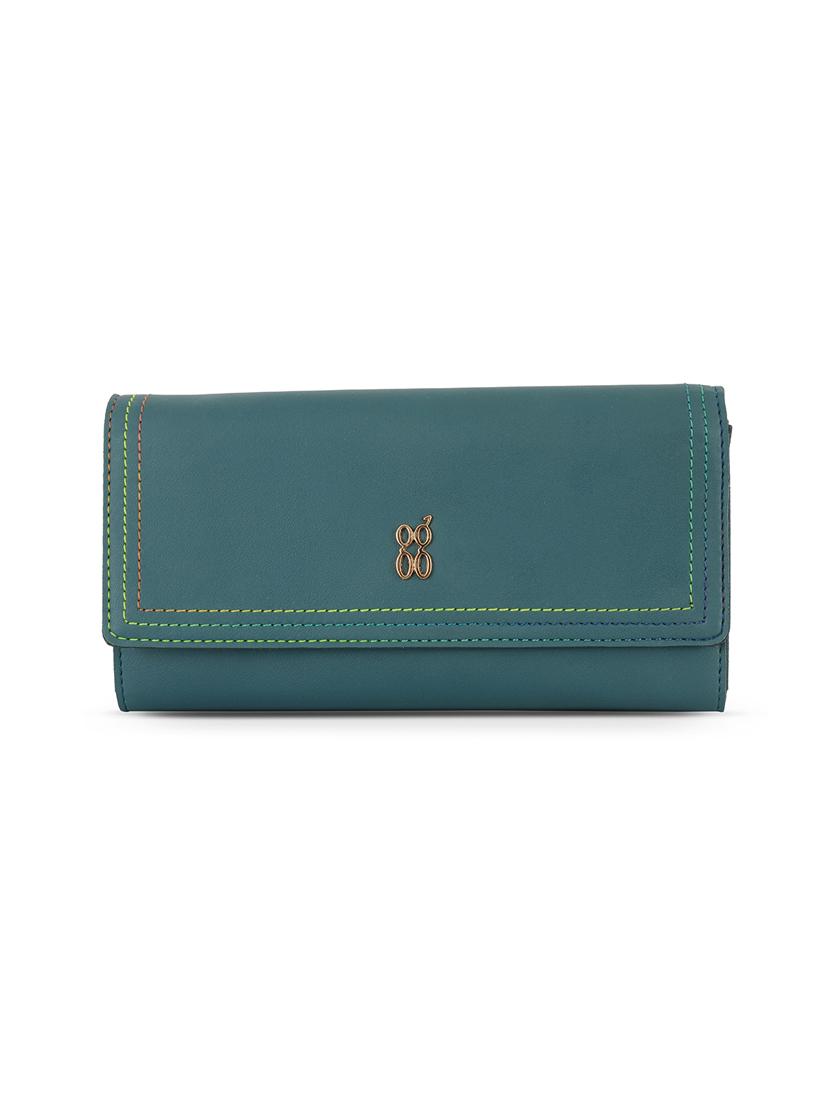 green pvc wallet - 21323894 -  Zoom Image - 0