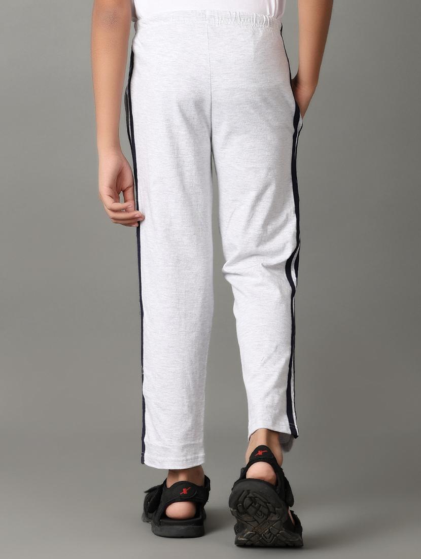 grey cotton casual track pants - 21324988 - Standard Image - 3