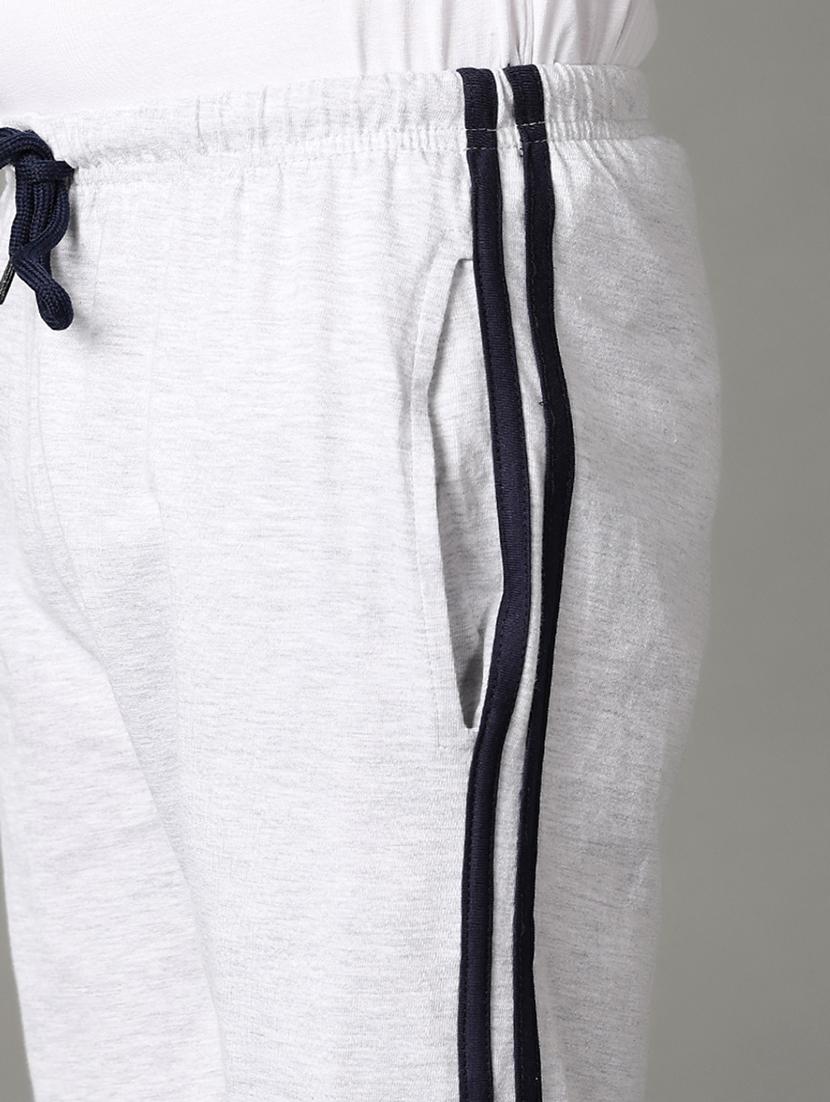 grey cotton casual track pants - 21324988 - Standard Image - 5