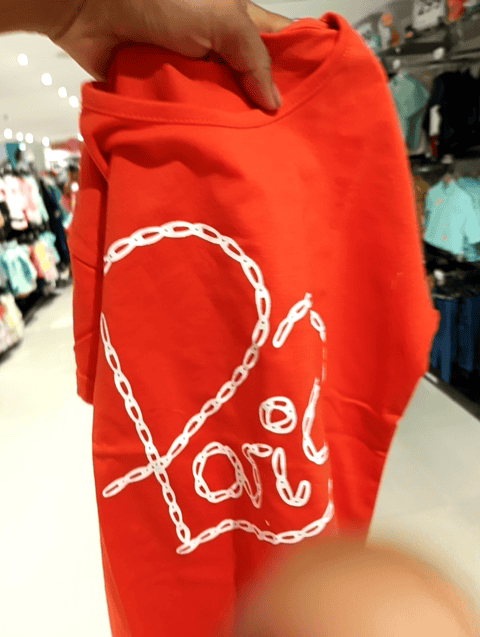 red cotton single jersey tshirt - 21325066 - Zoom Image - 0