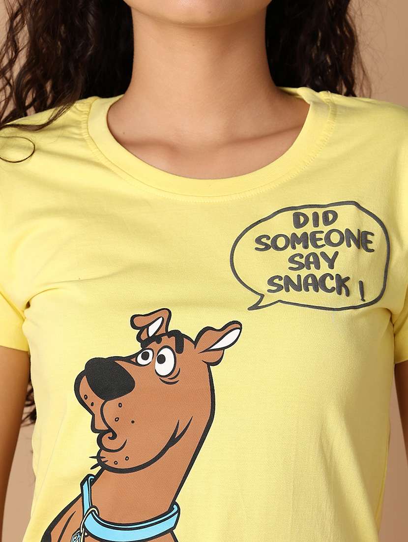 Women Round Neck Printed Regular T-shirt - 21325152 -  Standard Image - 5