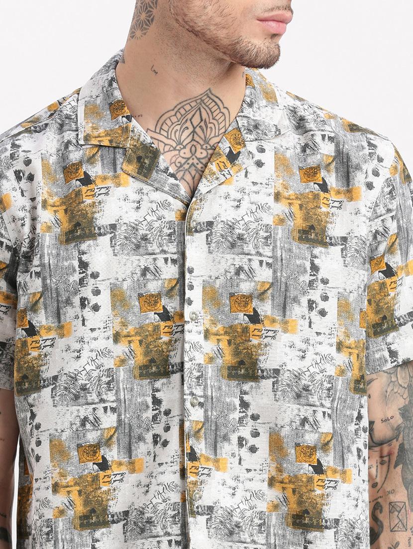 men printed cotton co-ord set - 21325440 - Standard Image - 5