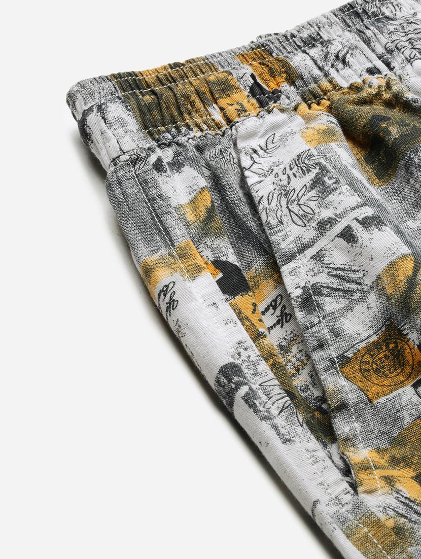 men printed cotton co-ord set - 21325440 - Standard Image - 8