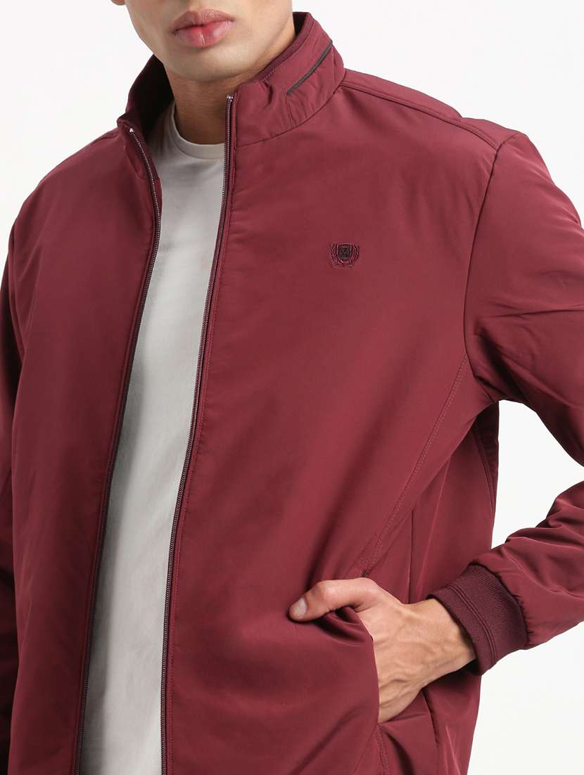 men solid long sleeve casual jacket - 21325445 -  Standard Image - 5