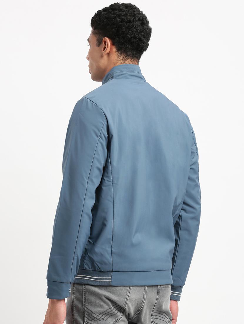 men solid long sleeve jacket - 21325456 - Standard Image - 3