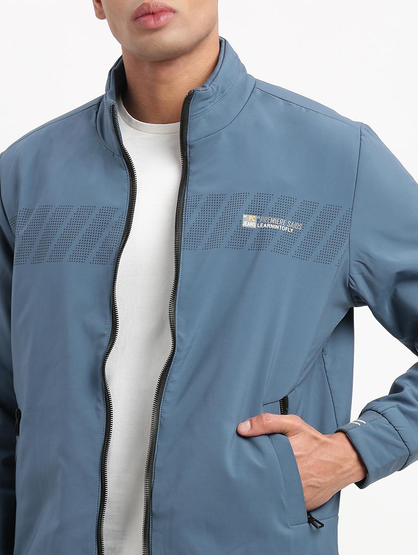 men solid long sleeve jacket - 21325456 - Standard Image - 5