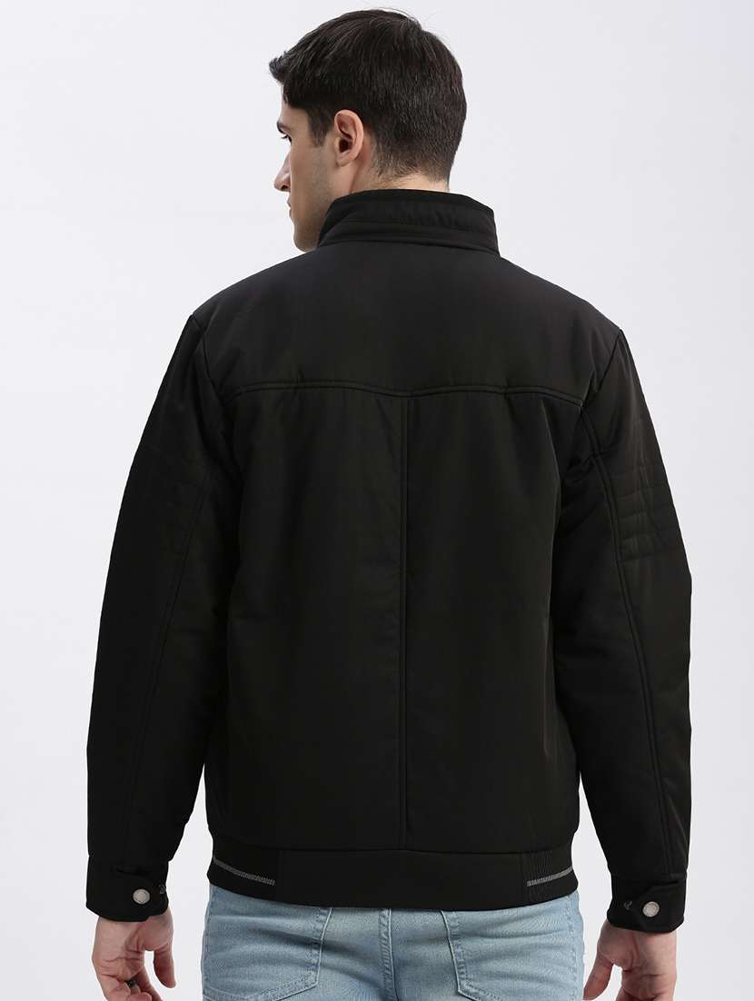 men solid long sleeve jacket - 21325463 - Standard Image - 3